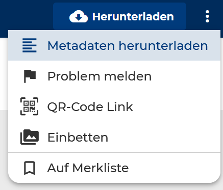 Screenshot Menü