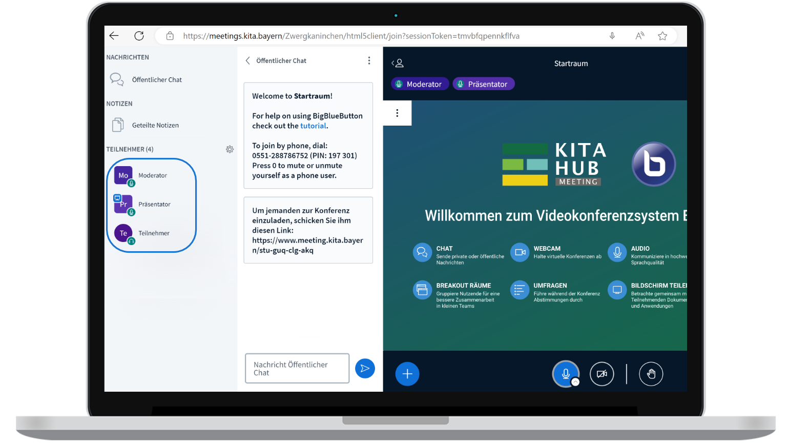 Rollen und Rechte Mock Up